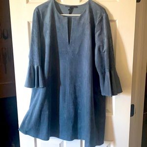 BCBGMaxazria suede look dress size L